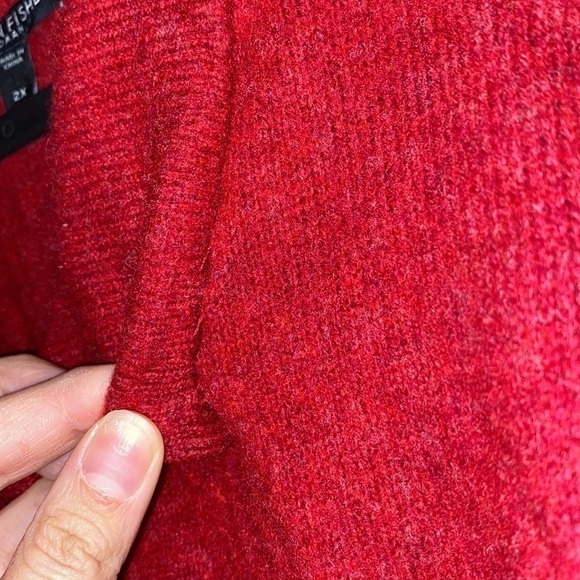 EILEEN FISHER Wool Button Front Collared Sweater - Picture 4 of 7